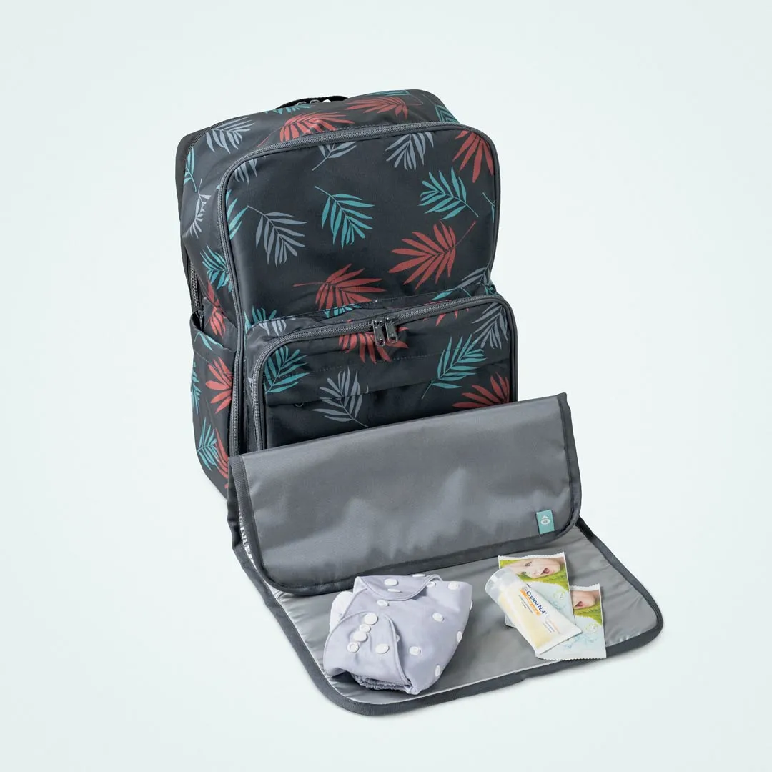 Green Rainbow Diaper Bag Backpack - Image 10